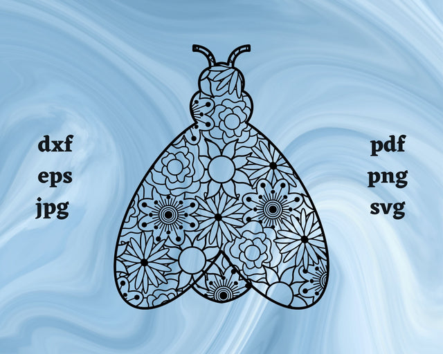 Firefly Mandala SVG Cut File SVG Northern Light SVG 