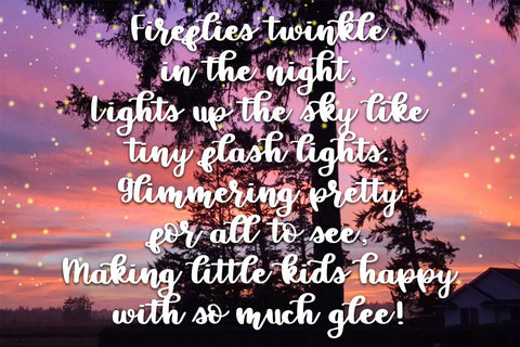 Firefly Nights - A Duo Font Family - Pretty Script Font Dez Custom Creations 