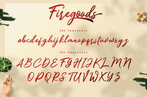 Firegoods - Handwritten Script Font Font Ibey Design 