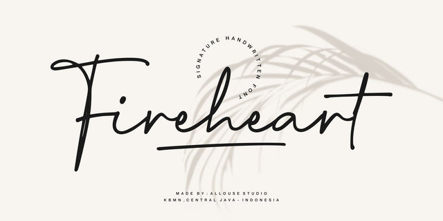 Fireheart Font Allouse.Studio 