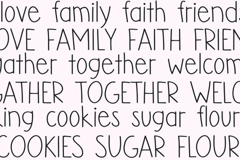 Firewood - Handwritten Farmhouse Font Font KA Designs 