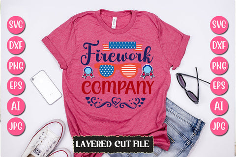 Firework Company SVG Cut File SVG Newmockups 