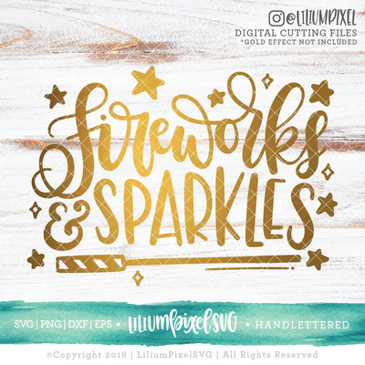 Fireworks and Sparkles SVG Lilium Pixel SVG 