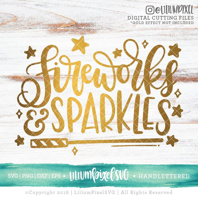 Fireworks and Sparkles SVG Lilium Pixel SVG 