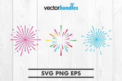 Fireworks clip art svg SVG vectorbundles 