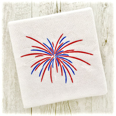 Fireworks Embroidery Designs Patriotic Machine 4th of July - Firework Machine Embroidery - Patriotic Machine Embroidery Designs - 8 Sizes Embroidery/Applique My Sew Cute Boutique 