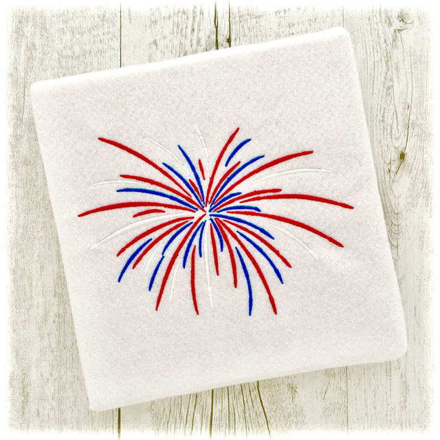 Fireworks Embroidery Designs Patriotic Machine 4th of July - Firework Machine Embroidery - Patriotic Machine Embroidery Designs - 8 Sizes Embroidery/Applique My Sew Cute Boutique 