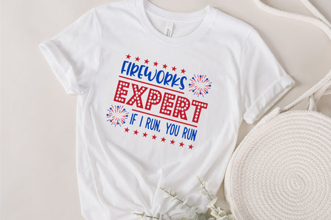 Fireworks Expert Svg, 4th of July Svg, Independence Svg, Funny 4th of July Svg, 4th of July Svg Designs, 4th of July Cut Files, Cricut Files SVG Fauz 