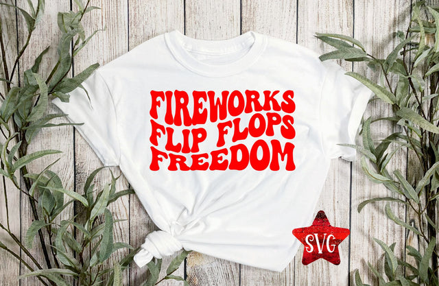 Fireworks Flip flops Freedom SVG Calico Creations Svg 