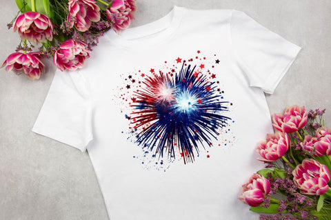 Fireworks Independence Day Sublimation Clipart Sublimation Regulrcrative 