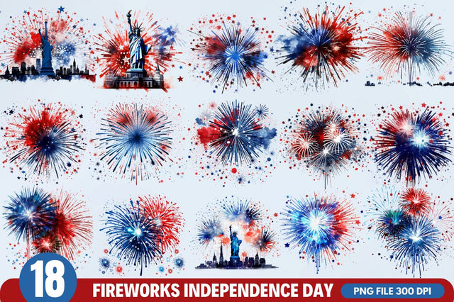 Fireworks Independence Day Sublimation Clipart Sublimation Regulrcrative 