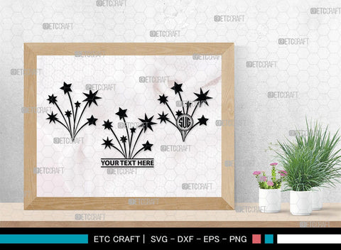 Fireworks Monogram, Fireworks Silhouette, Fireworks SVG, Fireworks Rocket Svg, Fireworks Stencil Svg, 4th Of July Svg, Celebration Svg, SB00437 SVG ETC Craft 