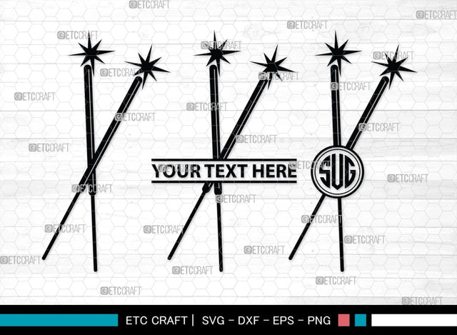 Fireworks Monogram, Fireworks Silhouette, Fireworks SVG, Fireworks Rocket Svg, Fireworks Stencil Svg, 4th Of July Svg, Celebration Svg, SB00437 SVG ETC Craft 