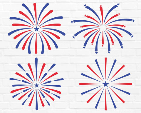 Fireworks SVG Bundle - 4th of July Fireworks SVG, Firecracker SVG, Fireworks Clipart, 4th of July SVG, 4th of July PNG SVG GraphicsTreasures 