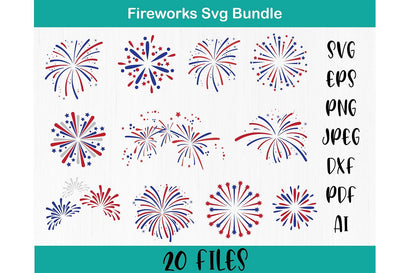 Fireworks Svg Bundle SVG DIYCUTTINGFILES 