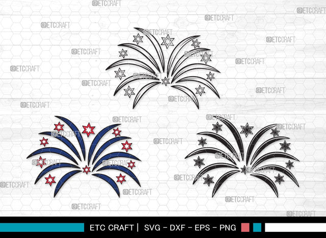 Fireworks SVG Cut File | Fireworks Rocket Svg | Fireworks Svg | 4th Of July Svg | Fireworks Clipart SVG ETC Craft 