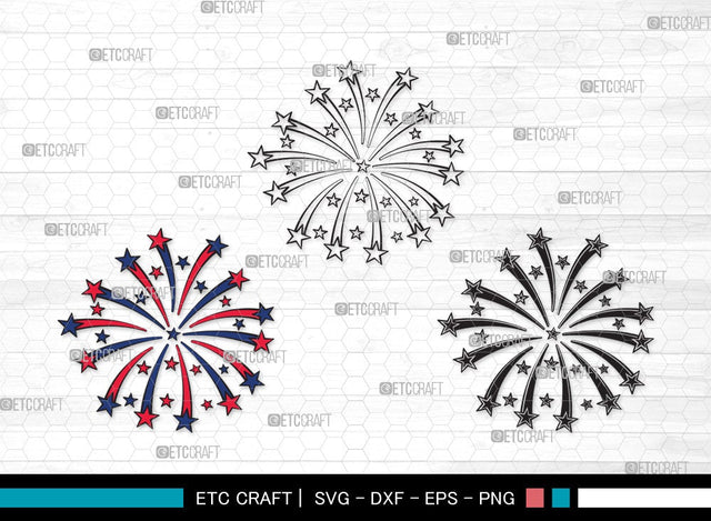 Fireworks SVG Cut File | Fireworks Rocket Svg | Fireworks Svg | 4th Of July Svg | Fireworks Clipart SVG ETC Craft 