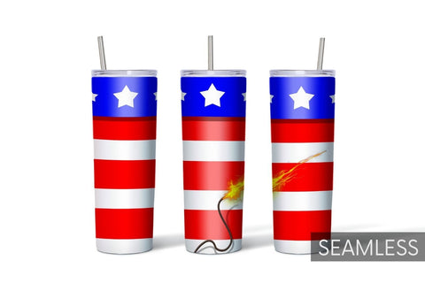 Fireworks Tumbler Sublimation Sublimation SvgOcean 