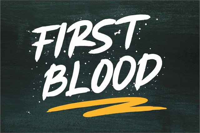 First Blood Font Kasih Ibu 