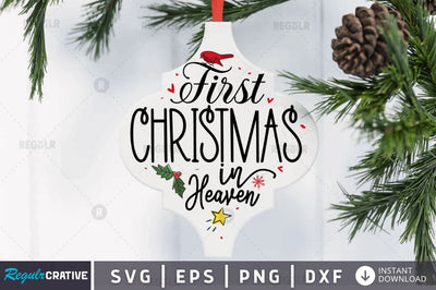 First christmas in heaven SVG SVG Regulrcrative 