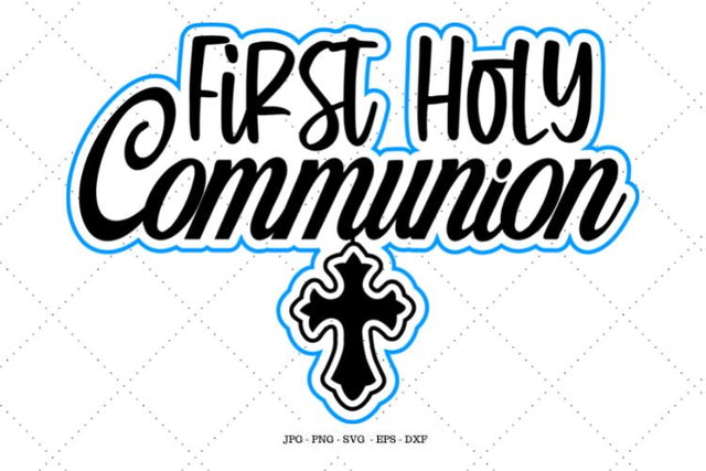 First Communion, First Communion Gift, Religious Clipart, Holy Communion, Christian Gift, 1st Communion SVG SVG Digital Designer 