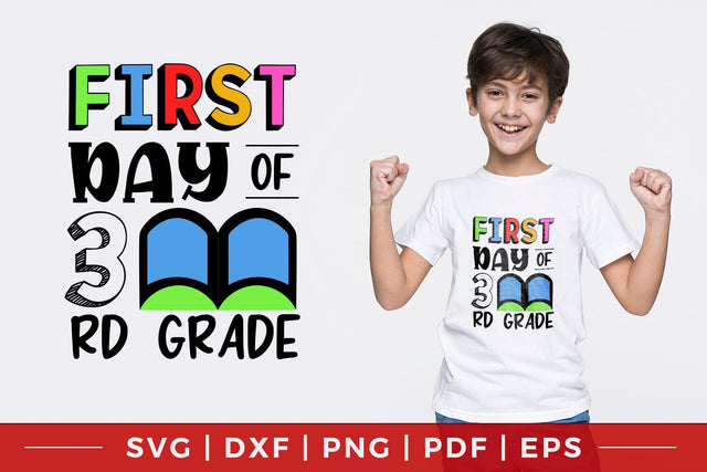 First Day of 3rd Grade | Back to School SVG SVG CraftLabSVG 