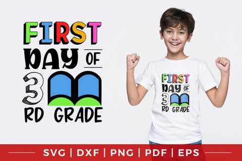 First Day of 3rd Grade | Back to School SVG SVG CraftLabSVG 