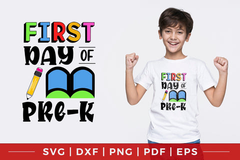 First Day of Pre-k SVG, Back to School SVG SVG CraftLabSVG 