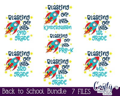 First Day Of School Bundle Svg SVG Crafty Mama Studios 