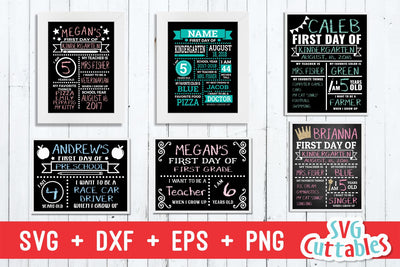 First Day of School | Last Day of School Bundle SVG Svg Cuttables