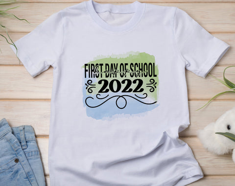 First Day Of School Sublimation Designs, 6 First Day Of School PNG Files, Happy First Day Of School PNG, First Day Of School Vibes PNG Sublimation HappyDesignStudio 