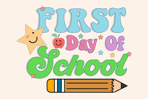 First day of school Sublimation Sublimation Rupkotha 