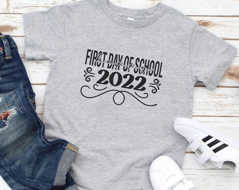 First Day Of School SVG Bundle, 6 Designs, Happy First Day Of School SVG, Cut Files For Cricut, Silhouette SVG HappyDesignStudio 