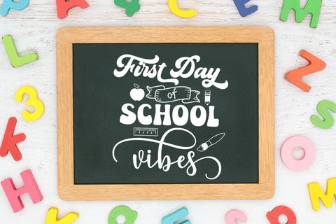 First Day of School SVG I Back to School SVG I School SVG SVG Happy Printables Club 