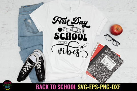First Day of School SVG I Back to School SVG I School SVG SVG Happy Printables Club 