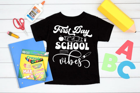 First Day of School SVG I Back to School SVG I School SVG SVG Happy Printables Club 