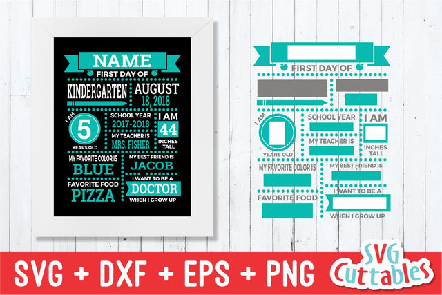 First Day of School SVG Svg Cuttables 