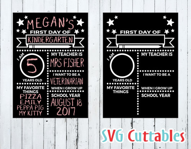 First Day of School SVG Svg Cuttables 