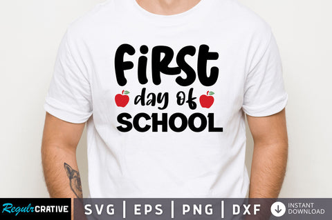 First day of school SVG SVG Regulrcrative 