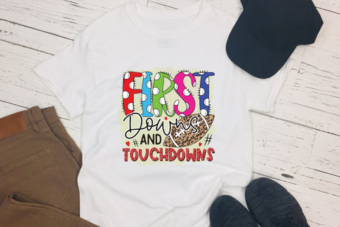 First Downs and Touchdowns, Football PNG Sublimation Sublimation CraftLabSVG 