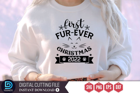 First fur-ever christmas 2022 SVG, First fur-ever christmas 2022 SVG DESIGNISTIC 