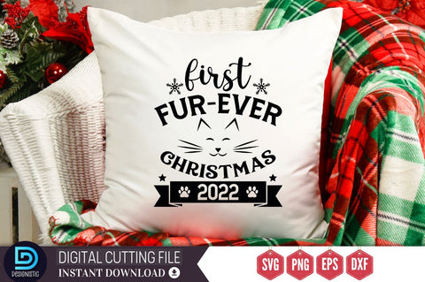 First fur-ever christmas 2022 SVG, First fur-ever christmas 2022 SVG DESIGNISTIC 