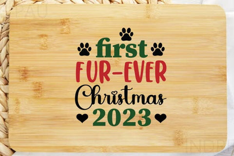 First Fur-ever Christmas 2023 SVG Angelina750 