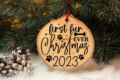 First fur ever christmas 2023 SVg Design SVG Regulrcrative 