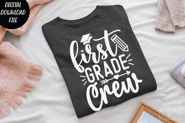 First grade crew svg, Halloween t shirt svg, first grade teacher shirt, Teacher shirt svg,gift for teacher svg, Teacher svg,Comfort Colors Retro Shirt SVG Isabella Machell 