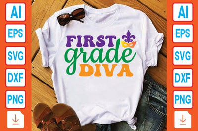 First Grade Diva SVG Craftlabsvg24 