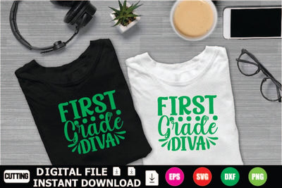 First Grade Diva SVG Shahin alam 