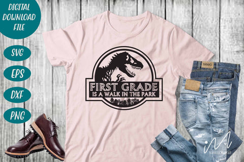 First grade is a Walk in the Park svg, first grade teacher t shirt svg.cool teacher t shirt svg. SVG Isabella Machell 