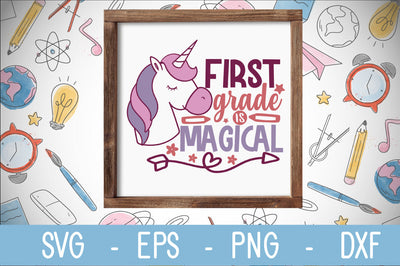 first grade is magical SVG cut file SVG Svgcraft 