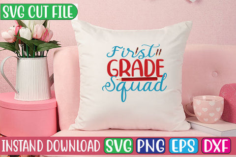 First Grade Squad SVG Cut File SVG Studio Innate 